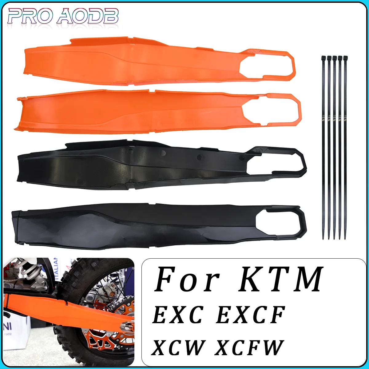 

Motorcycle Swingarm Guard Protector For KTM 2012-2022 2023 EXC EXCF XCW XCFW 150 200 250 350 450 500 Swing Arm Protection Cover
