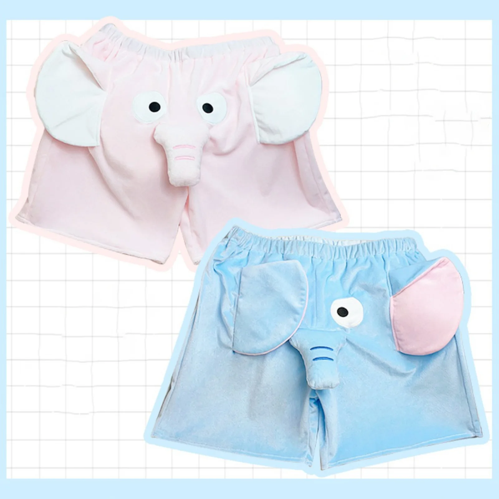 Lovable Elephant Summer At Home Casual Shorts Men and Women Breathable Funny Comfortable Couple New Pattern Short Pants