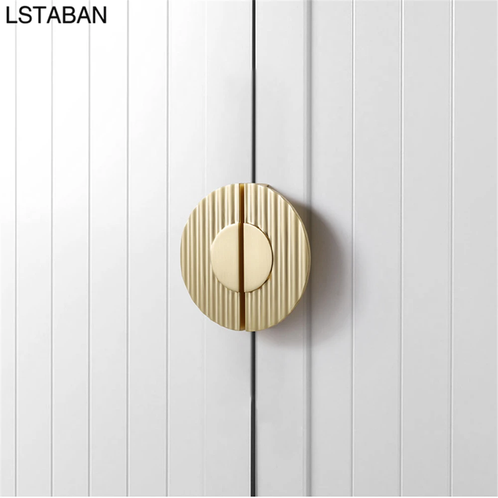 Modern Simple Half Round Kitchen Cabinet Handle Wardrobe Thickened Drawer Pull Zinc Alloy Creative Furniture Hardware Door Knobs