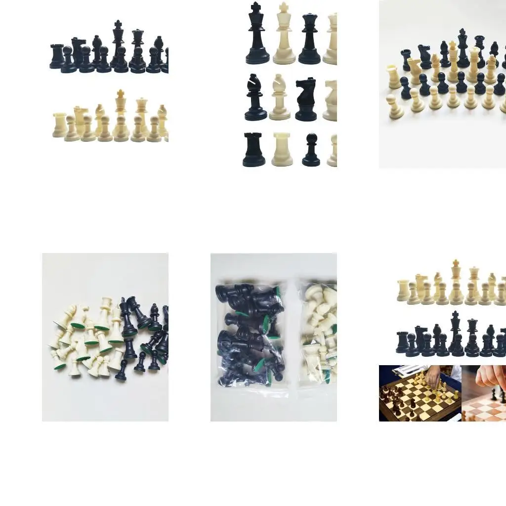 

652F 32 PCS Пластиковые международные шахматы шахматы шахматы