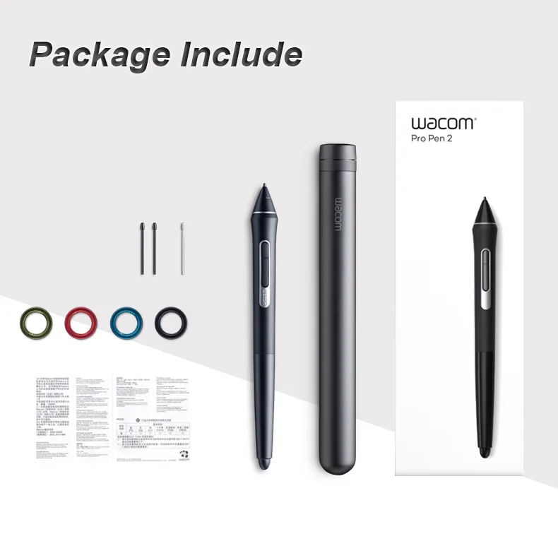 Wacom Pro Pen 2 (KP-504E) for Intuos Pro Cintiq Pro Mobile Studio
