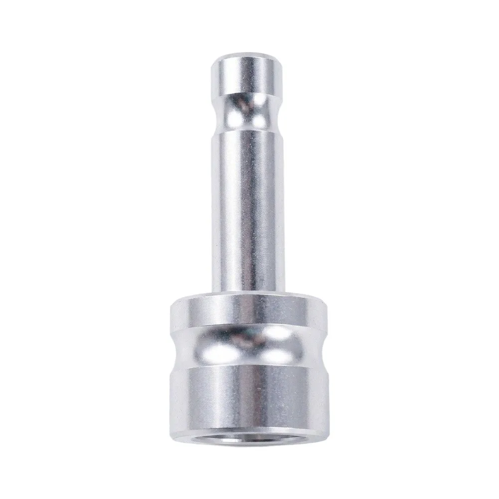 Stainless Steel Measuring Tool Adapter Compatible with Total Stations Prisms Centering Rods Levels for Accurate Setup