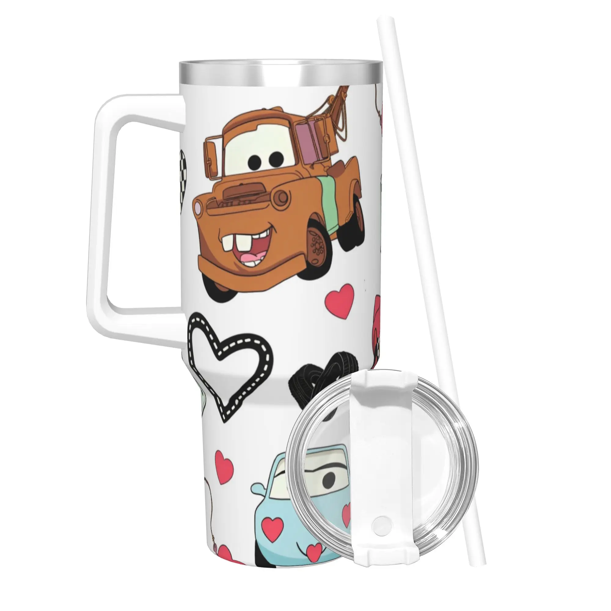 

Термокружка из нержавеющей стали «Молния МакКуин» из фильма «Машинки», термос для холодных и горячих напитков, дорожная бутылка для воды