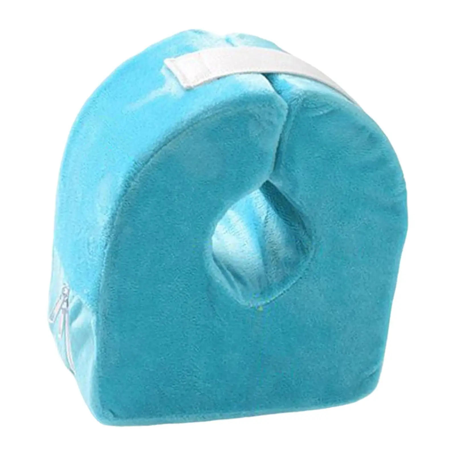 Elevated Foot Heel Pillow Velvet Leg Rest Cushion Ankle Elevation Secure Strap Knee Cushion Protector for Recovery Nursing Care