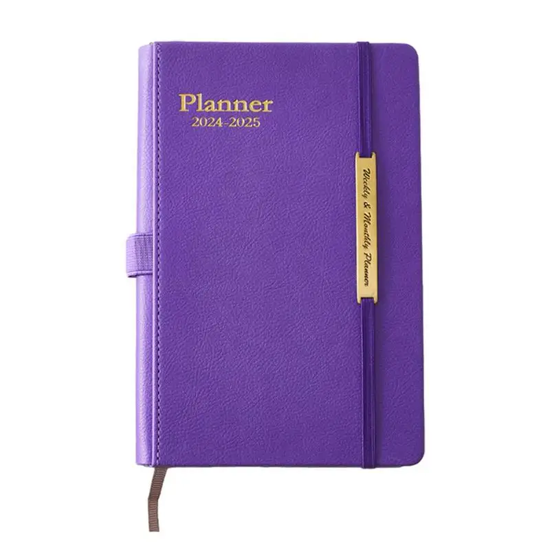 Monthly Planner 2024-2025 A5 Weekly Monthly Appointment Notebook Journal 18 Month Routines Journal For Time Management Stationer