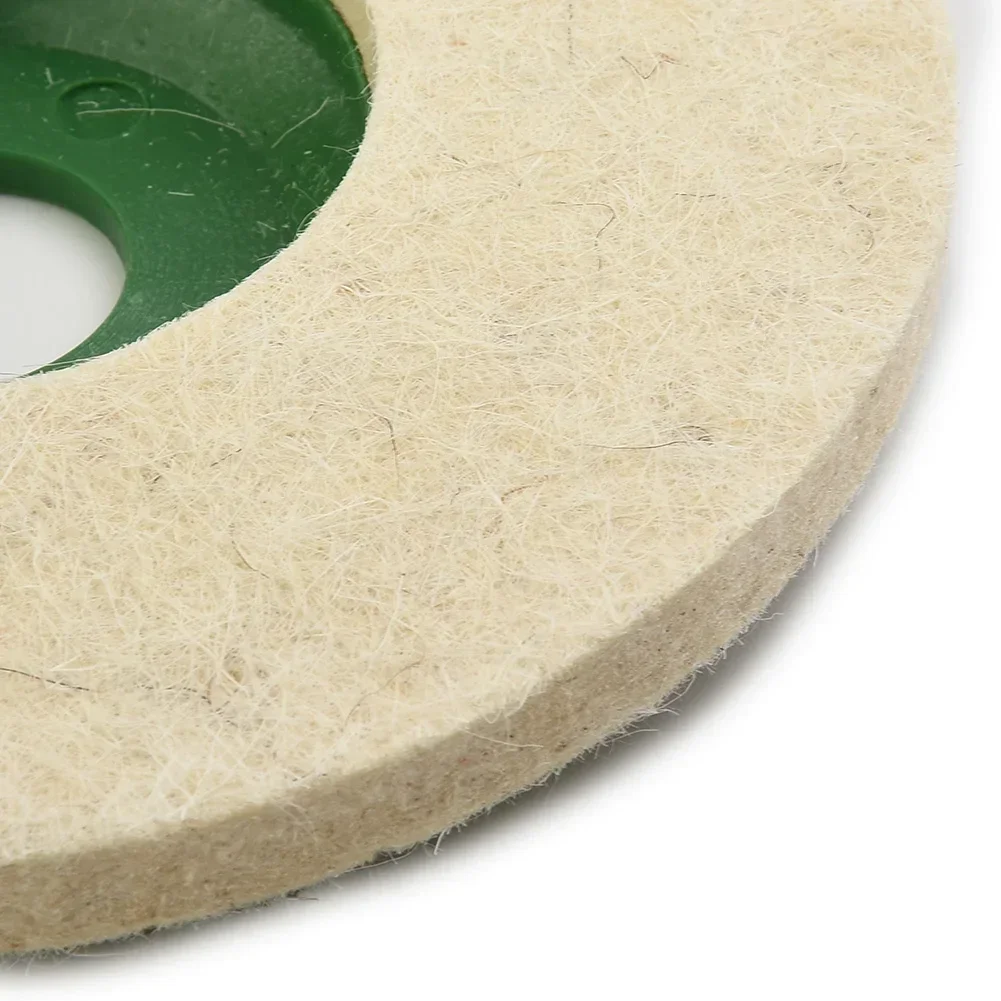 1pcs 125*22mm Wool Buffing Polishing Wheel Felt Pad 5 Inch Buffer Polish Discs Woodworking Tools Tool Accessories Lixadeira