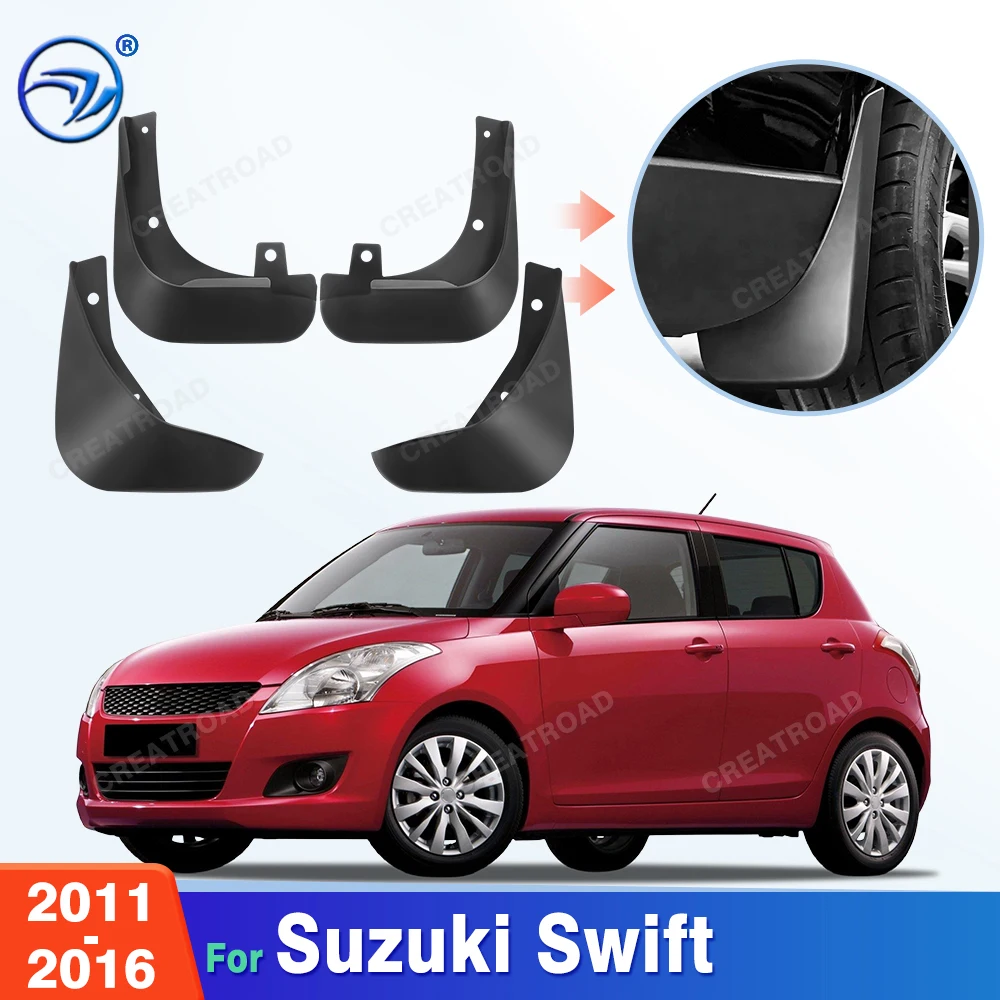Guardabarros para Suzuki Swift MK3 2011 2012 2013 2014 2015 2016, Accesorios para Auto