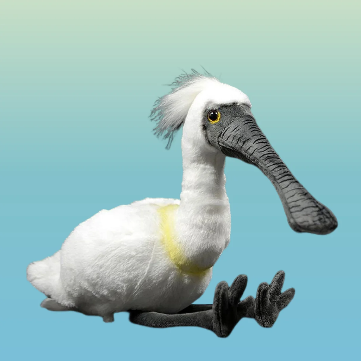 

Realistic Eurasian Spoonbill Stuffed Animal Plush Toy, Lifelike Animal Plushies, Simulation Animals Super Soft Stuffed Toy