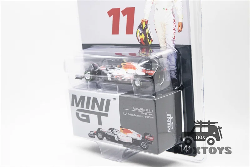 MINI GT Mijo 1:64 2021 F1 RB Racing RB16B Turkish GP White #33 Max / #11 S.Perez Model Car