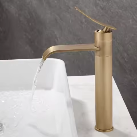 Antique Bronze Basin Faucets Bathroom Faucet Hot &amp; Cold Brass Bathroom Sink Faucet Deck Mounted Lavotory Faucet Mixer Water Tap