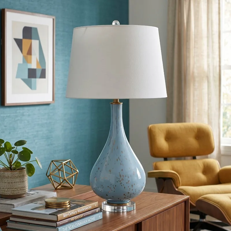 American PastoralFloor Lamps Textile Crafts LED Standing Light Villa Living Room Reception Room Hotel Decoration Home Desk Lamp
