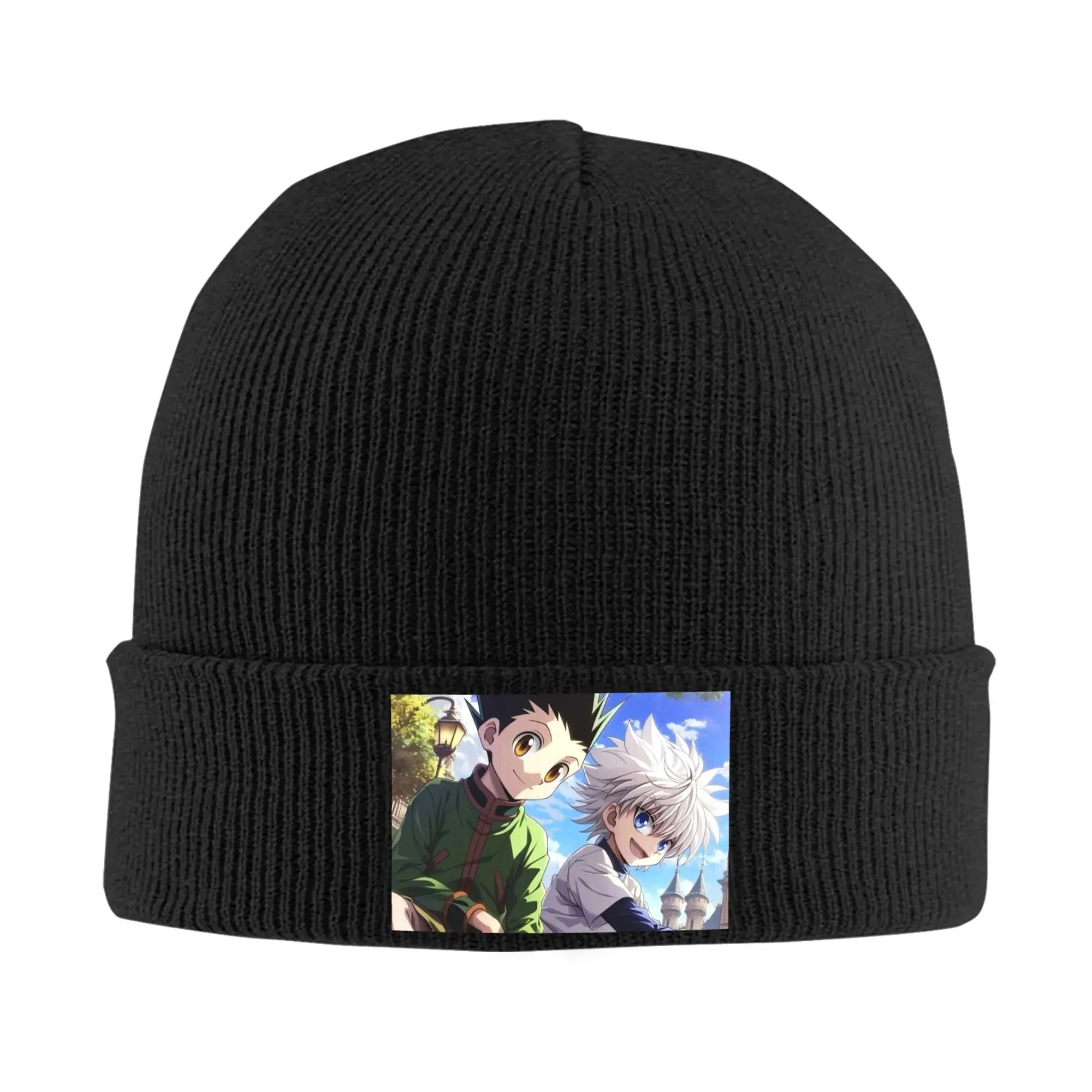 Cartoon Anime Hunter x Hunter Warm Knitted Cap Winter Knit Bonnet Hat Skullies Beanies Hip Hop Caps for Unisex