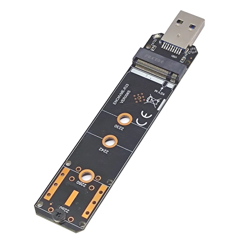 USB3.2 GEN2 10Gbps Ke Protokol NVME M.2 Kotak Hard Disk Ke Port Pembukaan Kartu Realtek RTL9210