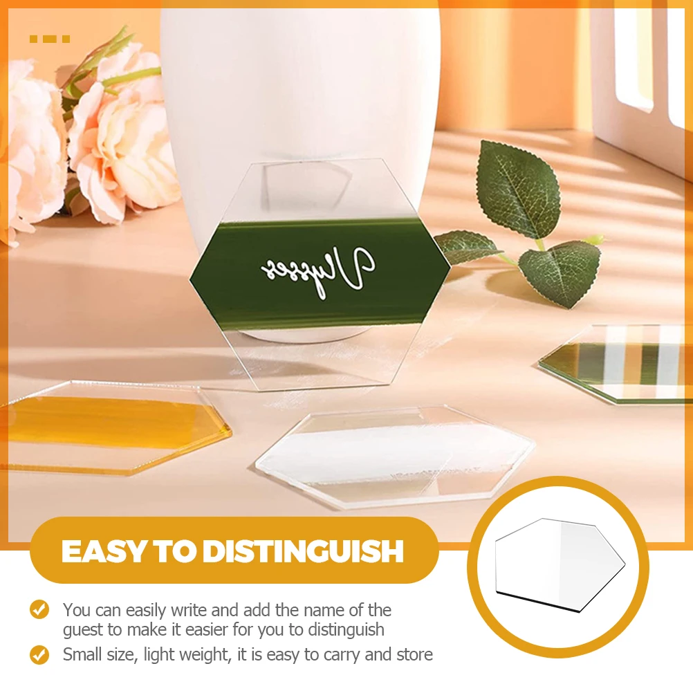 

Personalized Blank Seat Card Cards Multifunction Seating Banquet Place for Table