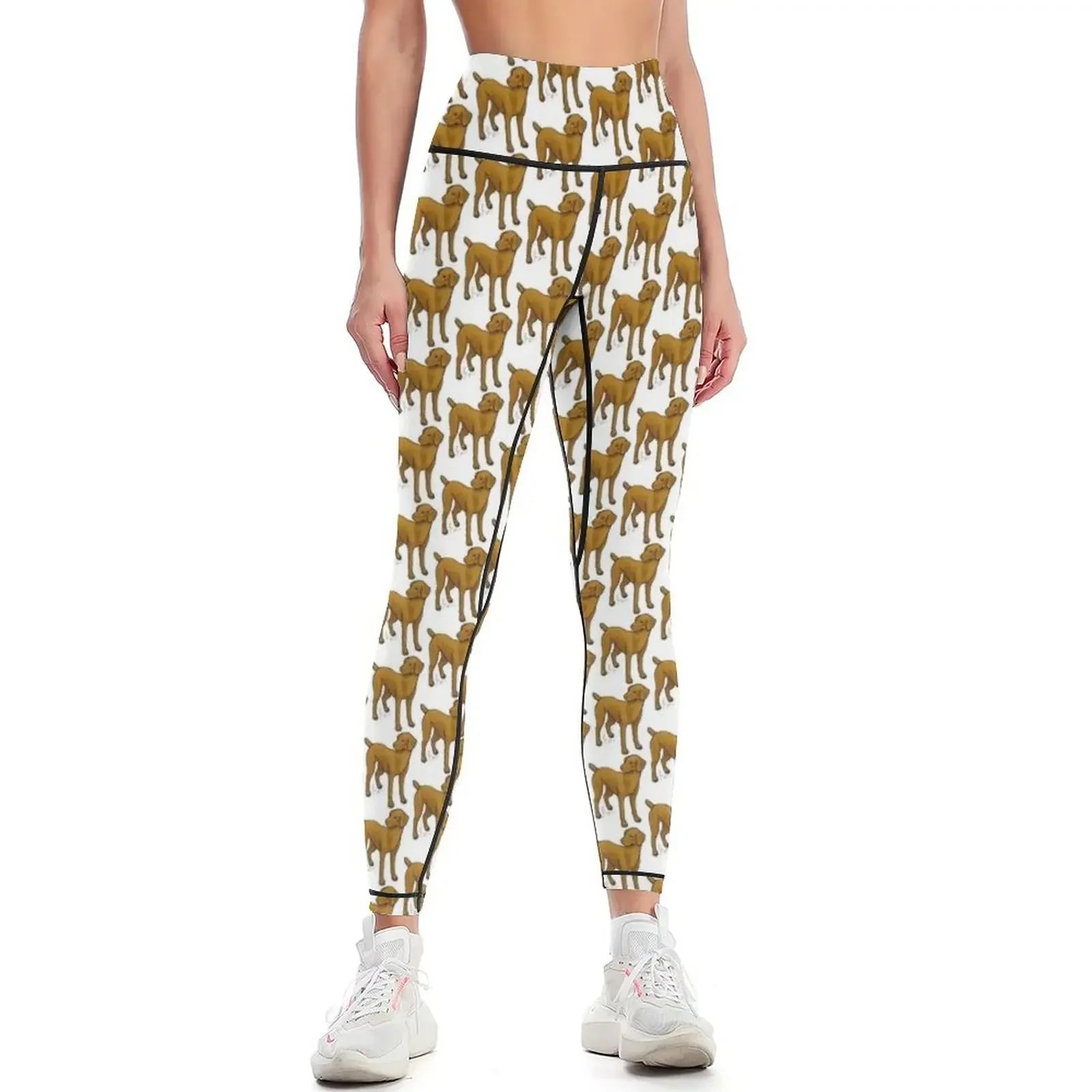 

Vizsla - Golden Rust Leggings leggins push up woman Fitness woman Golf wear gym's sportswear Womens Leggings