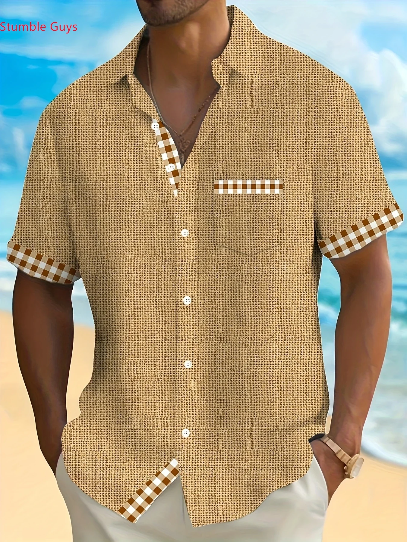

High Street Tropical Hawaiian Shirt For Men Summer Man Short Sleeve Loose Casual Streetwear Fashion Beach Outfits