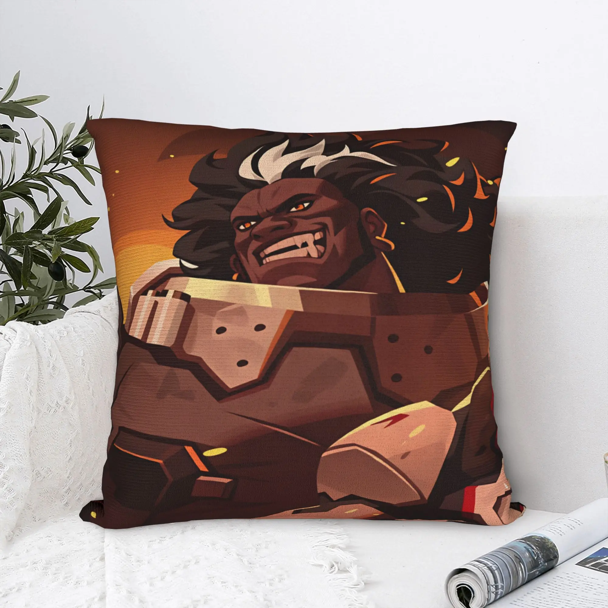 Mauga Meme Pillow Case Overwatches 2 Hero Comfy Pillow Cover Fashion Cushion Cover For Living Room Chair
