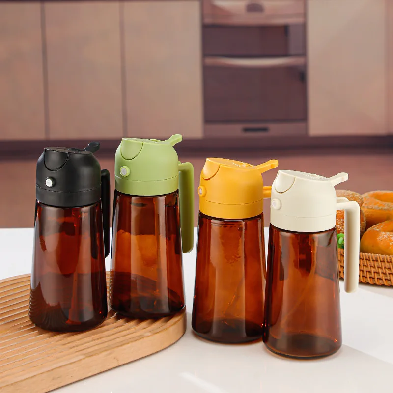 

1pcs 16oz Olive Oil Dispenser Spray Bottle Portable Glass Oil Sprayer Pouring Bottle Kitchen BBQ Cooking Olive Oil Dispenser