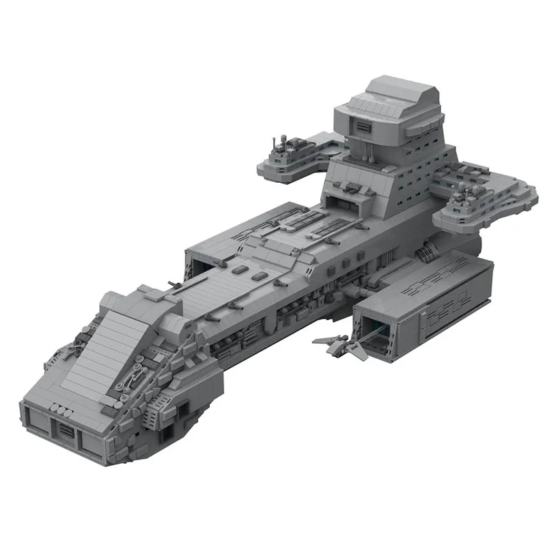 

MOC Space X-303 Spaceship Building Blocks For Stargateed Transport Spacecraft Airship Bricks Toys For Children Birthday Gifts