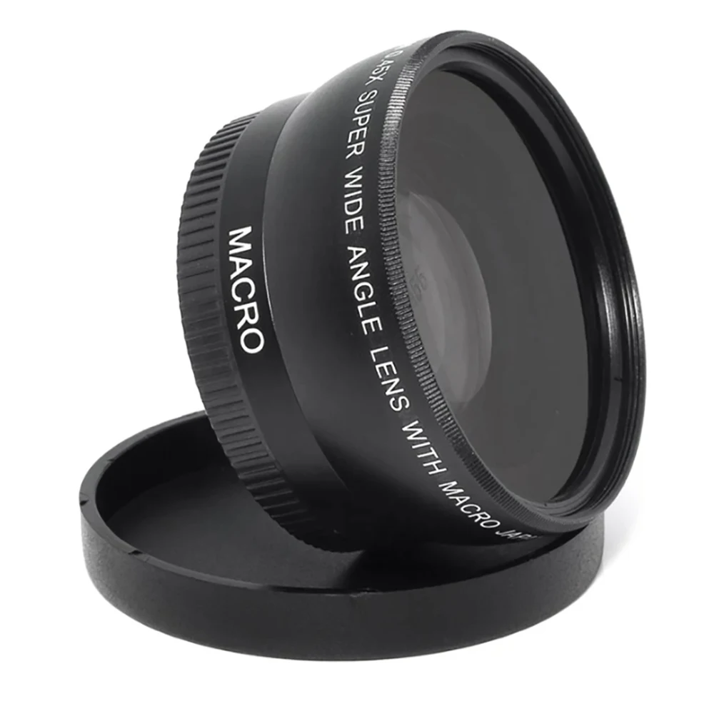 0.45x 55mm 55 Fisheye Wide Angle Macro Conversion Wide-Angle Lens Bag  62mm Cap For Sony  A290 A580 A200 A450 A330 HX300 1pcs