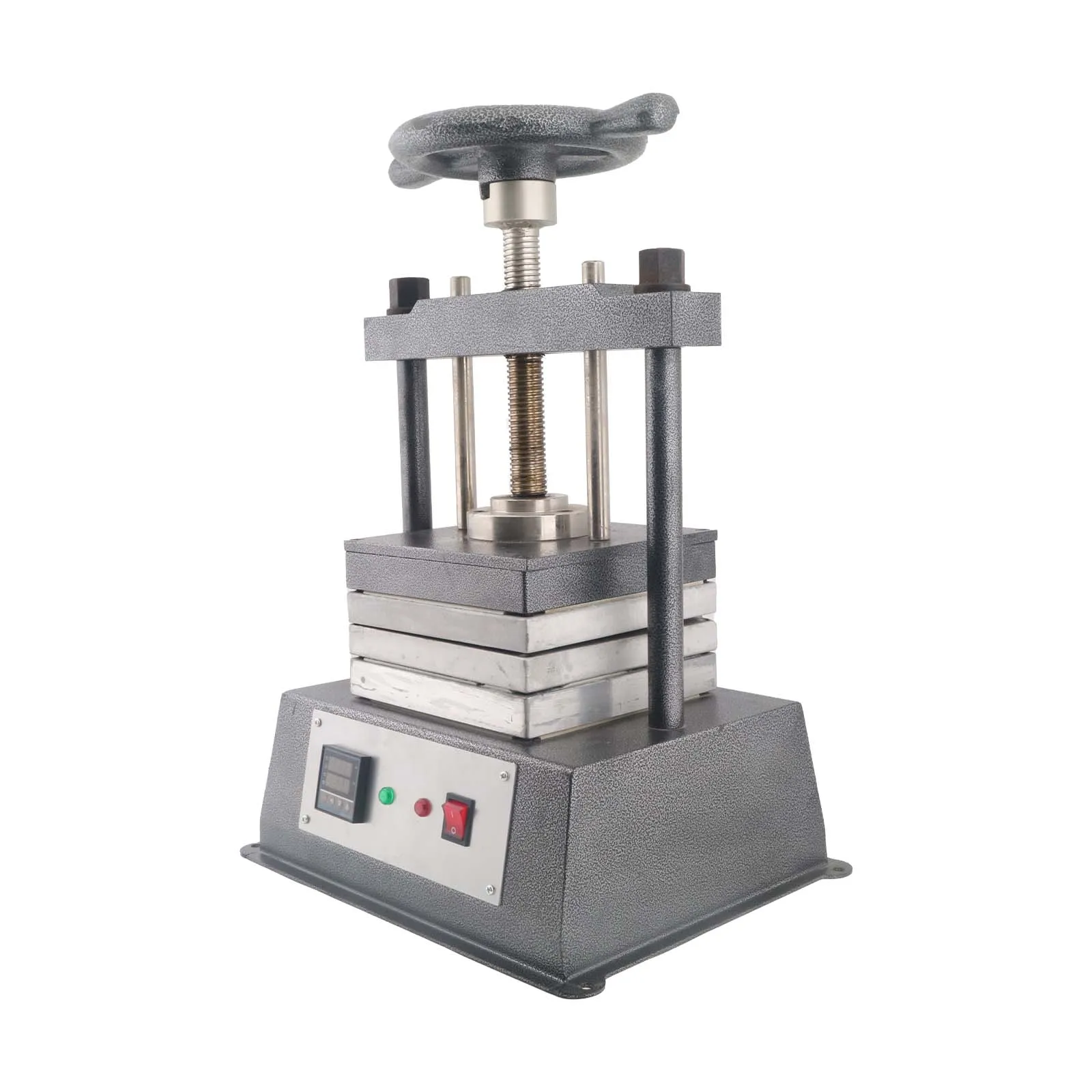 220V 900W Hydraulic Heat Press Machine Digital Control 8x8 Inch Heating Plate for Jewelry Molding Craft Making Tool