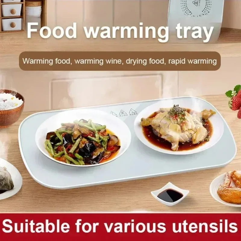 Multifunctional Constant Temperature Food Warming Tray Table Heating Plate Kitchen Home Insulation Board