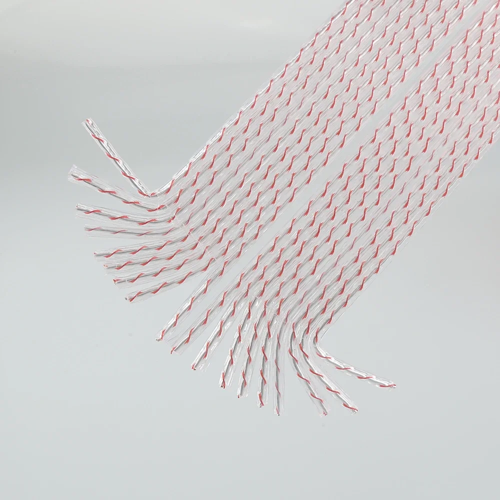 Neues Nordost FC02ag versilbertes flaches Lautsprecherkabel im nordischen Stil, flaches High-End-Lautsprecherkabel unterminal