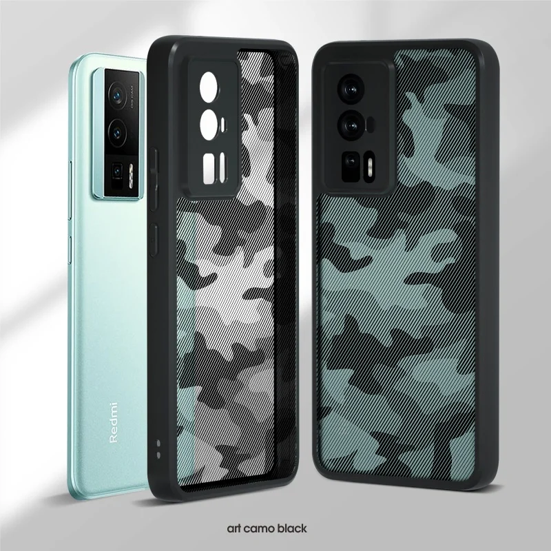 IBMRS for Xiaomi redmi k60/K60 Pro/poco f5 pro case ,  (Comes with wrist strap) camouflage Shockproof Protective Phone Case