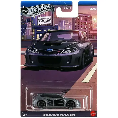 Original Hot Wheels Bil Kompakt Kings Toys Pojkar 1/64 Diecast Ford Fiesta Civic Type R Subaru WRX STI Mazda Nissan Sentra Modell 8 best sales Hot Wheels Subaru WRX STI - №8