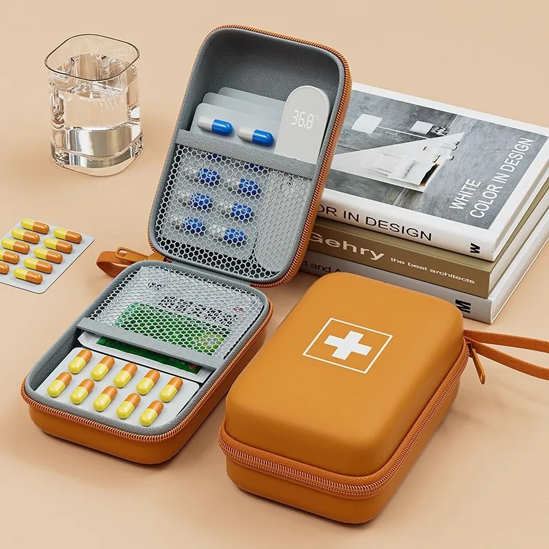 حقيبة صغيرة محمولة لتخزين السفر، طب صغير للطوارئ للخروج #2