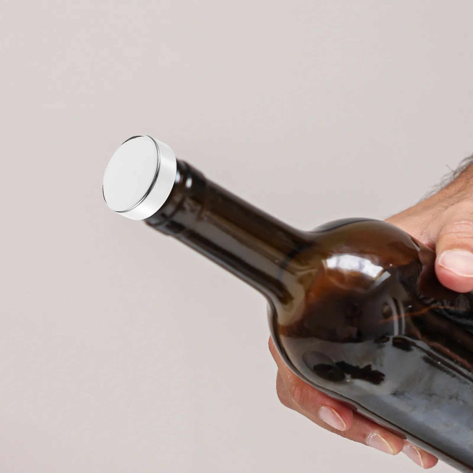 Tapón para botella de vino con diseño en T, Material resistente y estable, sello hermético que conserva el sabor, reutilizable para hogares, bares, fiestas, bebidas, 12 Uds.