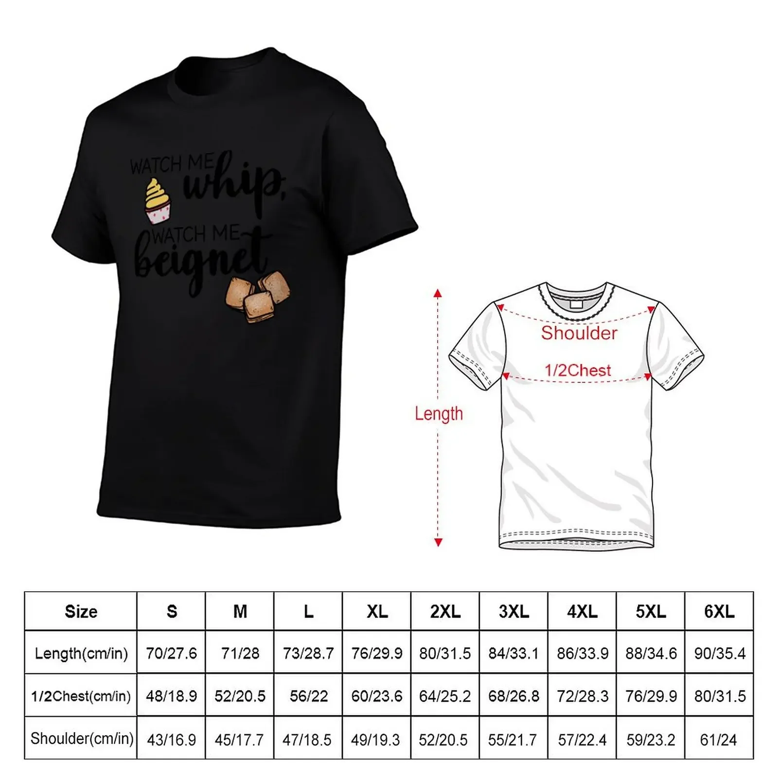 Pineapple Whip and Beignets T-Shirt Aesthetic clothing anime clothes plus size clothes Men's clothing