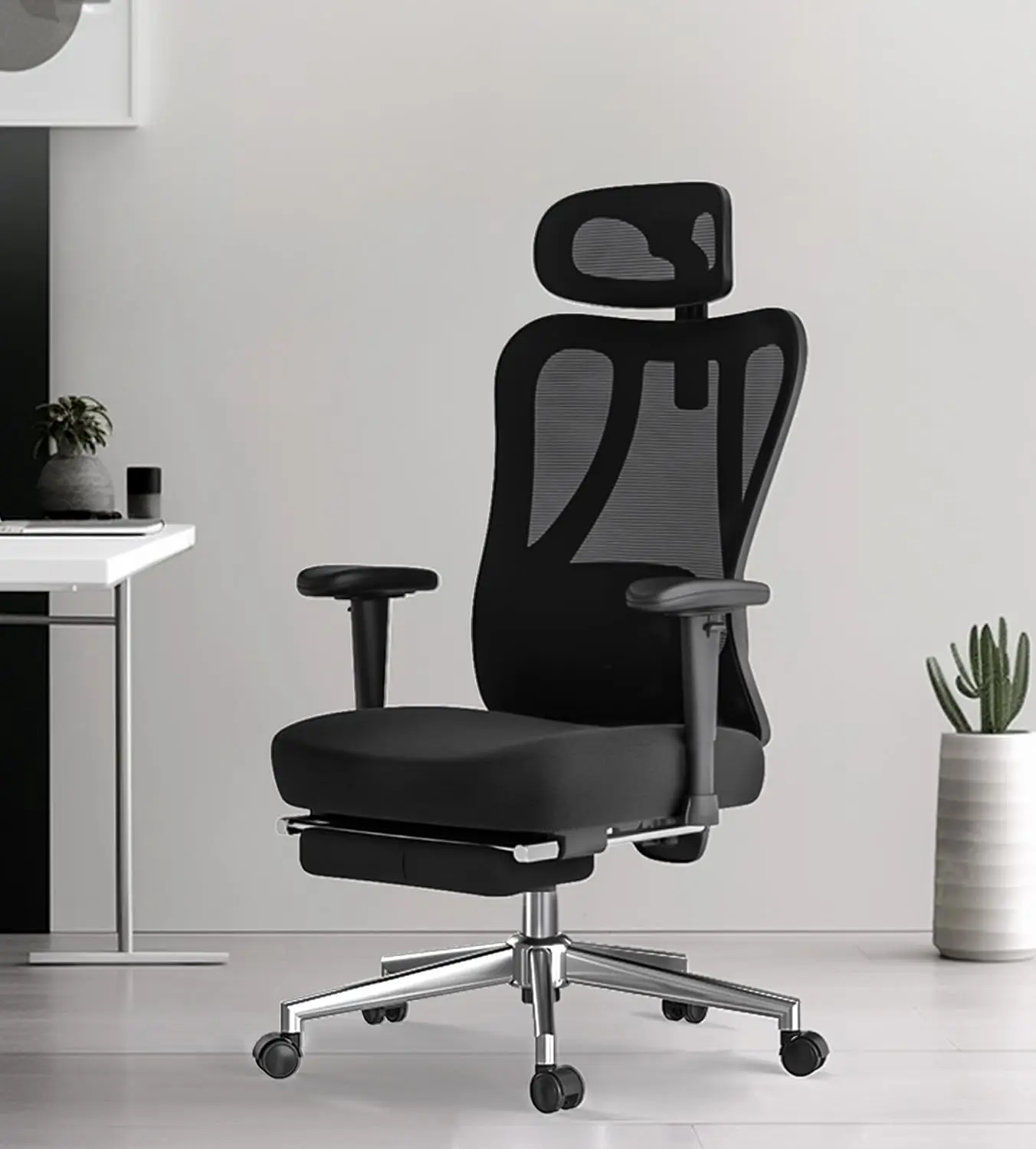 Hbada P3 Ergonomic Office Chair With 2D Adjustable Armrest, Office Chair With 2D Adjustable Lumbar Support, Computer Chair With