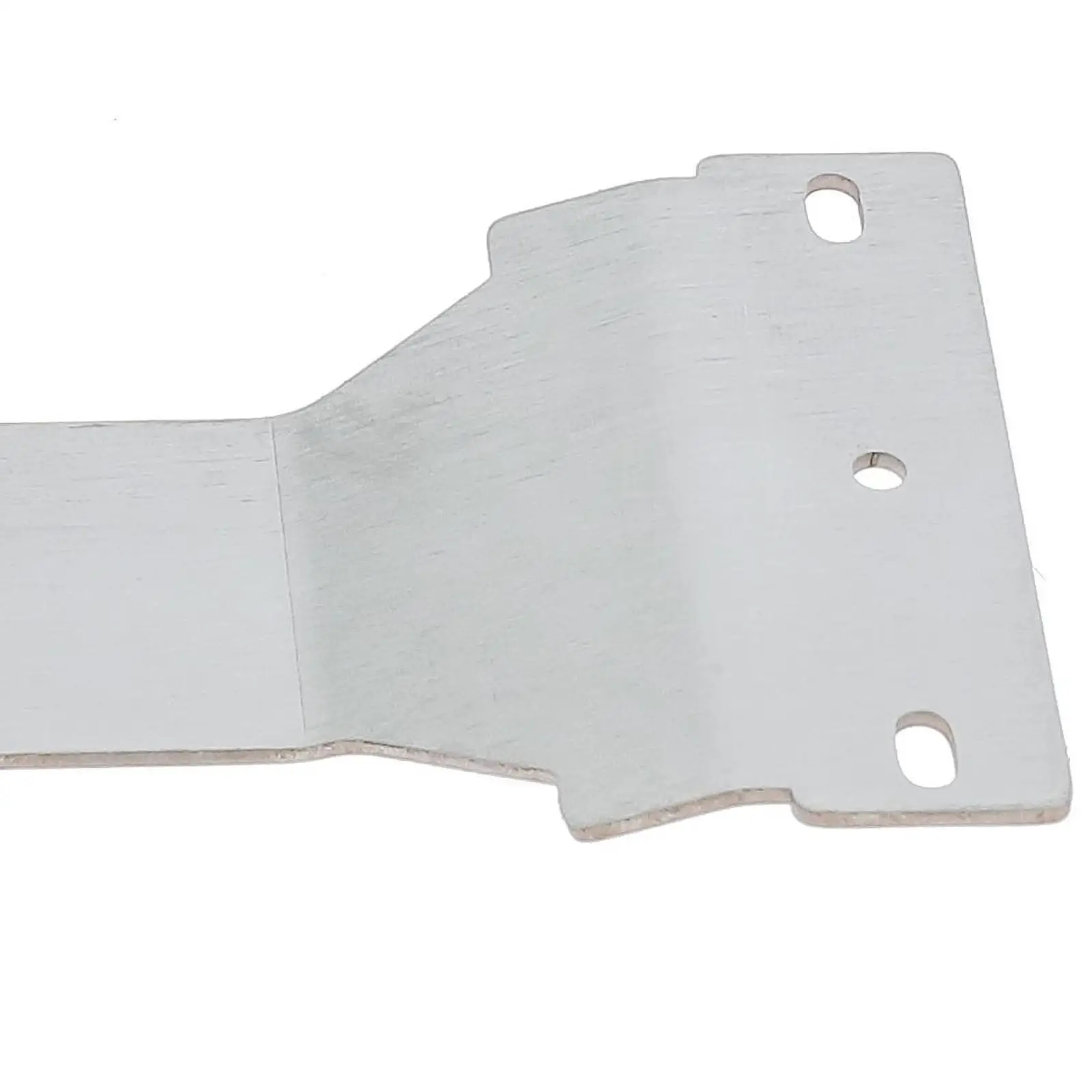 

RC Car Chassis Plate Silver Aluminum Alloy Sturdy Replacement for 4x4 RC Cars Accessories and Parts