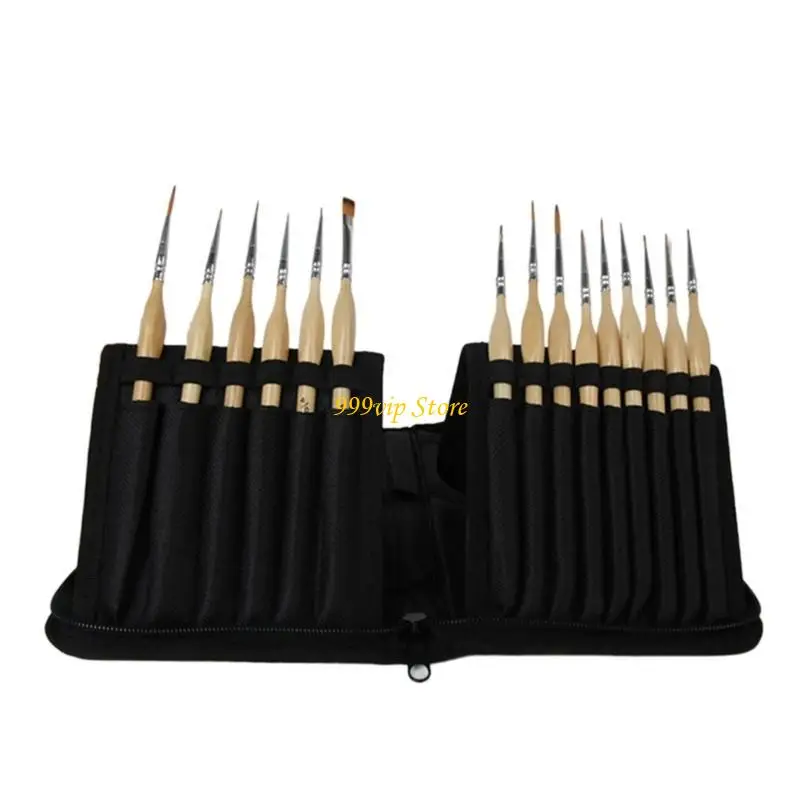 

C90C 15pcs Artist Paint Cruite с организационной сумкой для акриловых масла gouache акварель