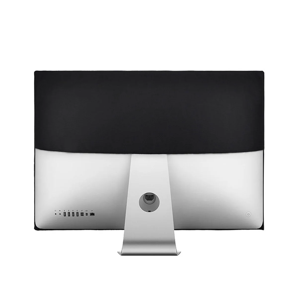 

21 Inch Computer Monitor Dust Cover Black Polyester Lcd Screen Foldable Dustproof Protector For 21 Inch Monitor Screen