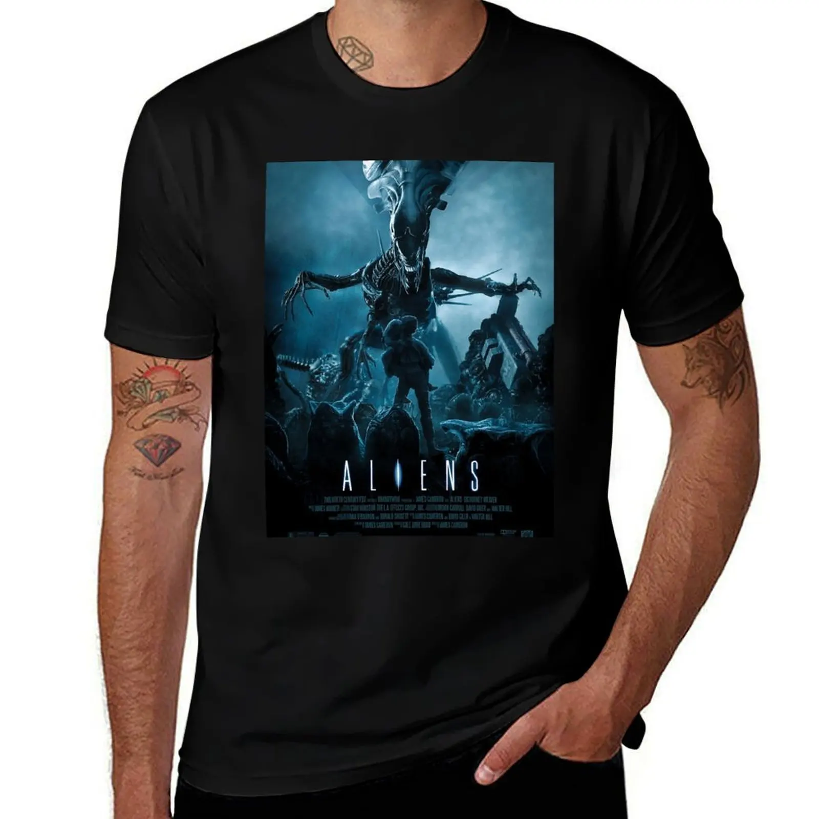 

Aliens (1986) T-Shirt graphic t shirts for man t shirt personalised funny t shirts cotton T-shirt