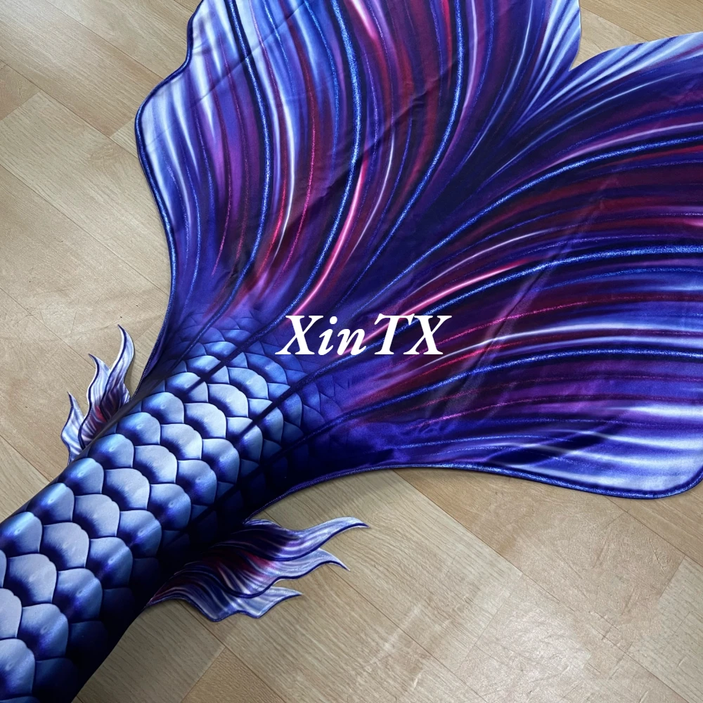 2024 HD Big Mermaid Tail Diving Show Adult Women Beach Costume for Photo Shooting Aquarium Swimming Instructor