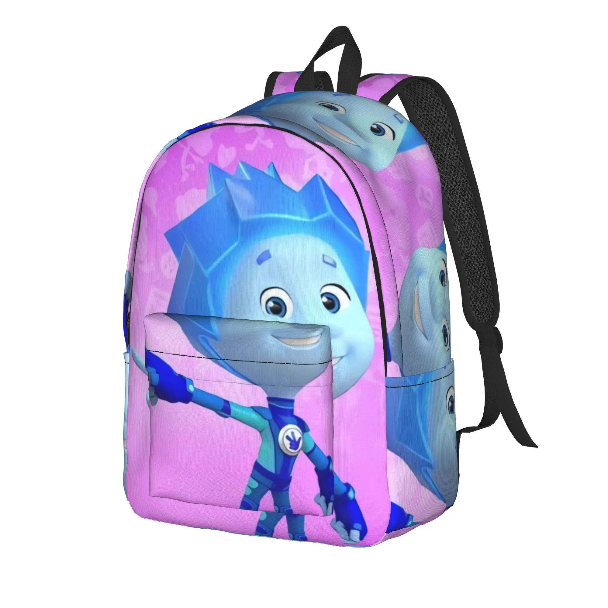 The Fixies Kindergarten Backpack  Camping Backpacks Women Custom Durable High School Bags Elegant Rucksack