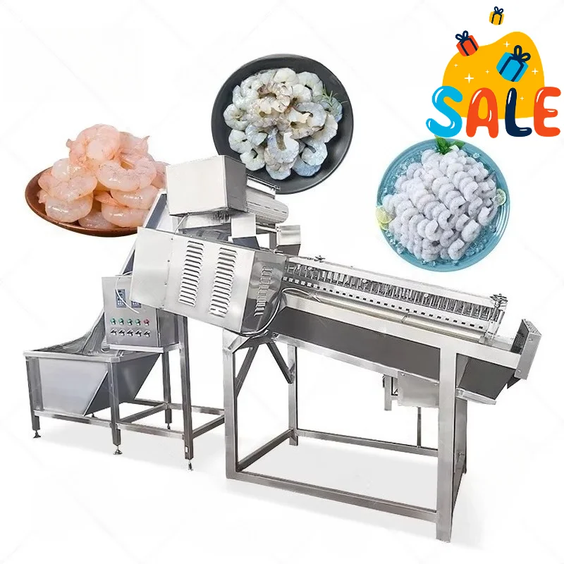 Electric Shrimp Peeler Machine Prawn Cleaning Machine Small Shrimp Peeling and Deveining Machine Customized