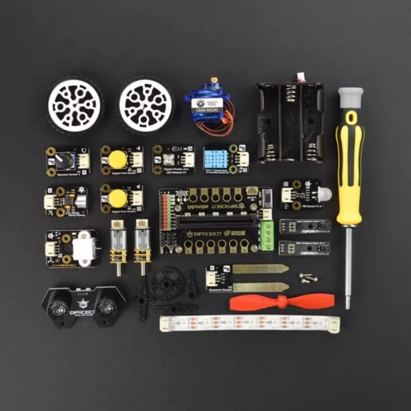 Gravity:Mind Fun Learning Kit Sensor Graphical Programming Compatible with Micro: Bit Control Board