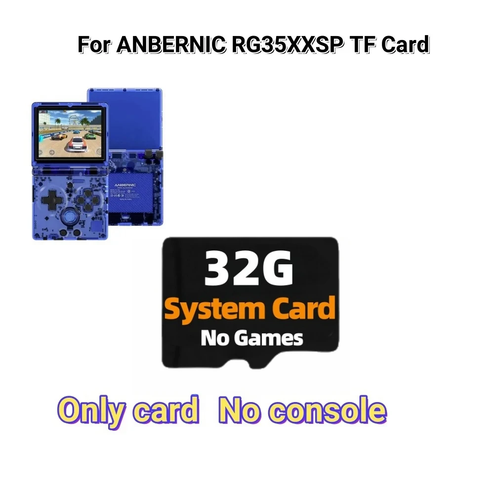 ANBERNIC RG35XXSP TF Card Retro Handheld Game Console Preloaded Memory Card Universal 256G 300+PSP Games 11000+Games Gift