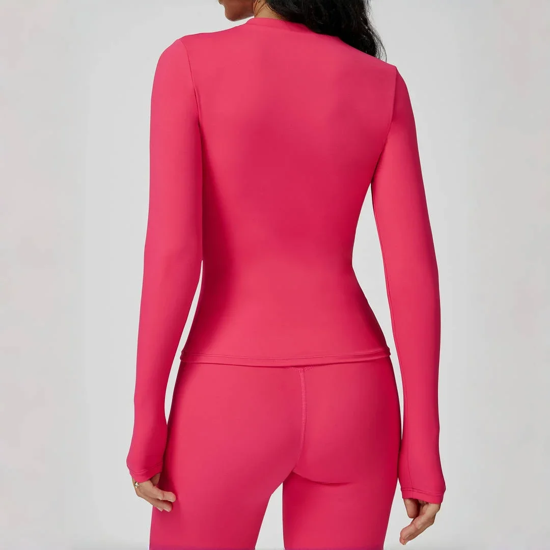 

Новая рубашка для йоги с длинными рукавами, тонкий дышащий топ с начесом и длинными рукавами, одежда для бега на открытом воздухе, отдыха, тренировок, спортивные футболки для спортзала