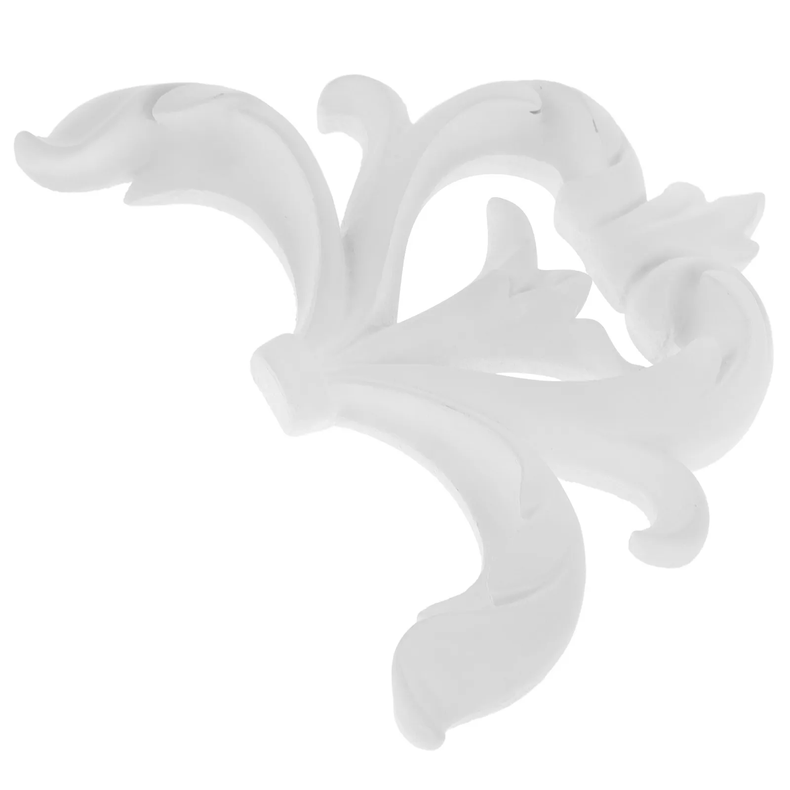Sophisticated Hollow Design Resin Carved Corner Applique Wall Trim for Modern Vintage Decor Living Room Bedroom Background Wall