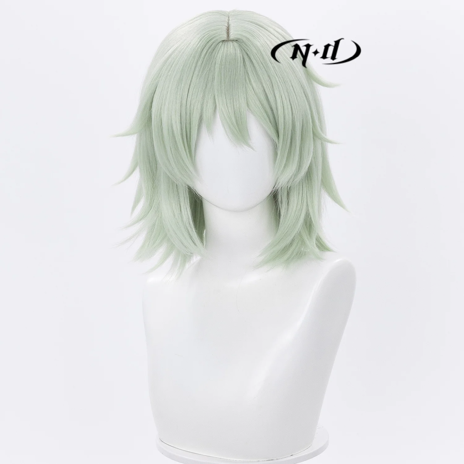 ND Brand Yaniko Sato Yanineko Chainsmoker Cat Yani Neko  Cosplay Wigs Hair Hairpiece for Comic-con Cosplayer Halloween Costume