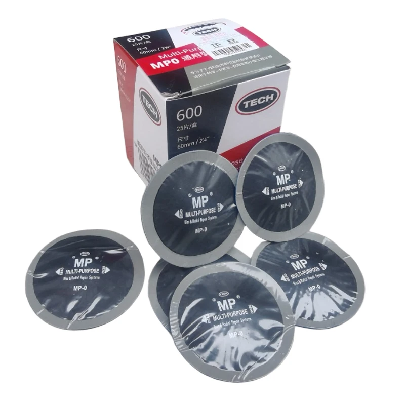 

20 pieces of high-quality patching rubber sheets for radial bias truck tires, with a diameter of 60mm