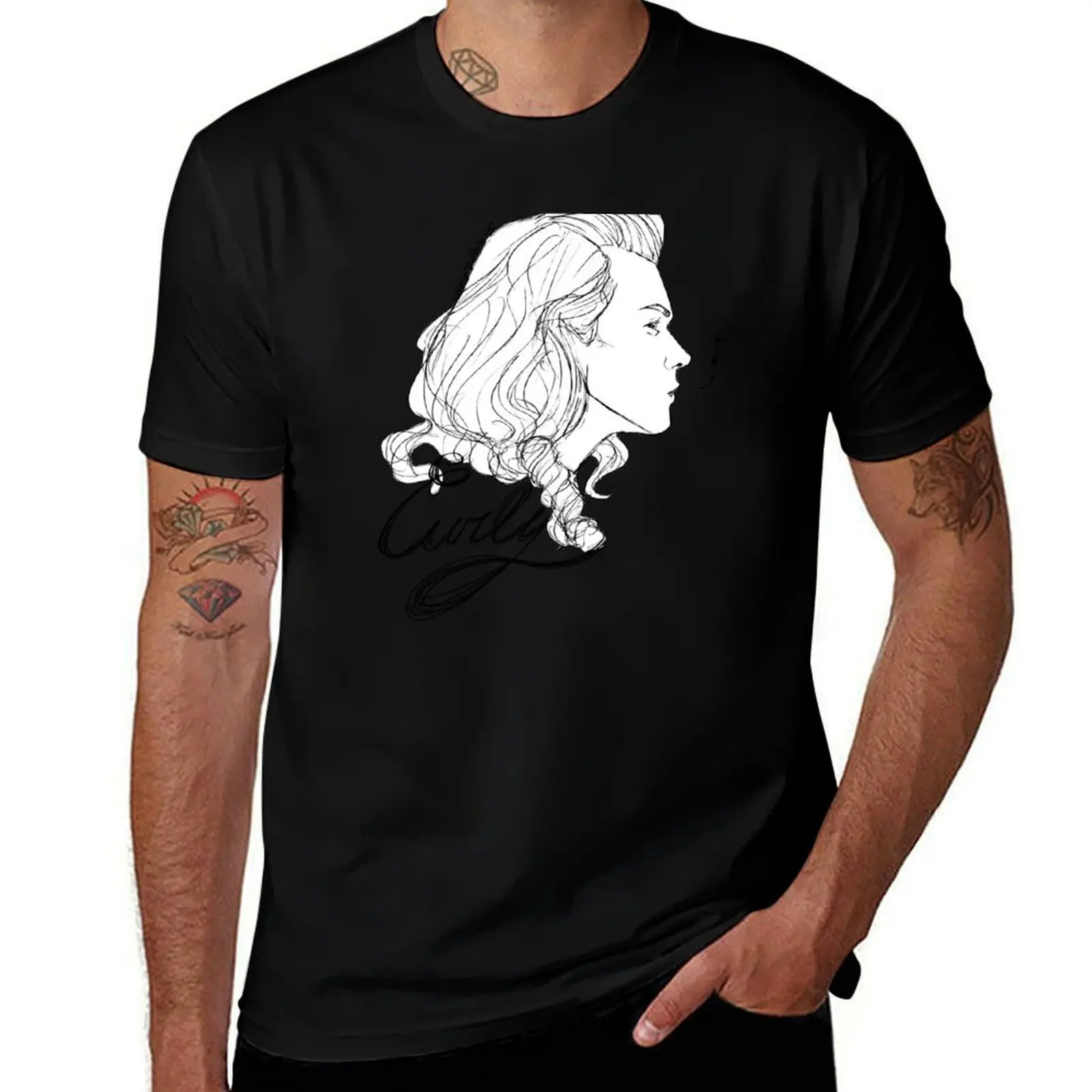 Curly T-Shirt Durable Work Wear T-Shirt