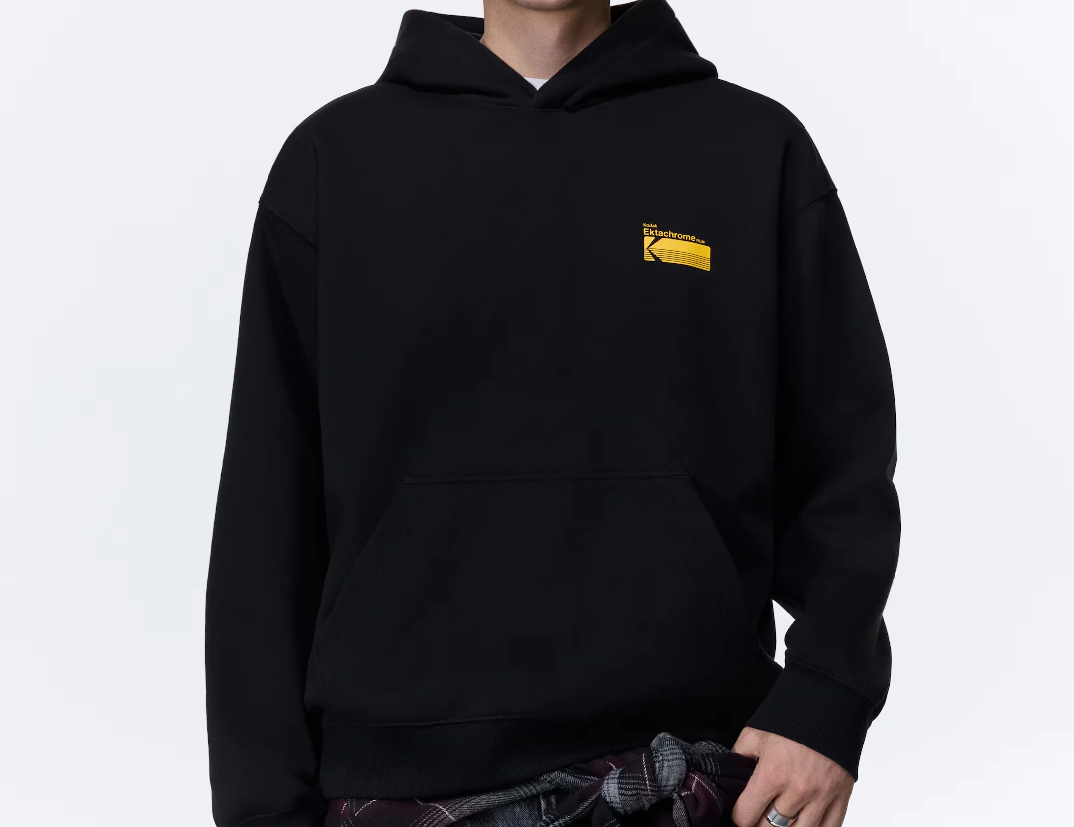 2026 Kodak Ektachrome Vintage Hoodie Tops 100% Baumwolle Fan-Geschenke Farbwechsel-Filmgrafiken Herren- und Damen-Loose-Fit Y2K Tops – Detail 7