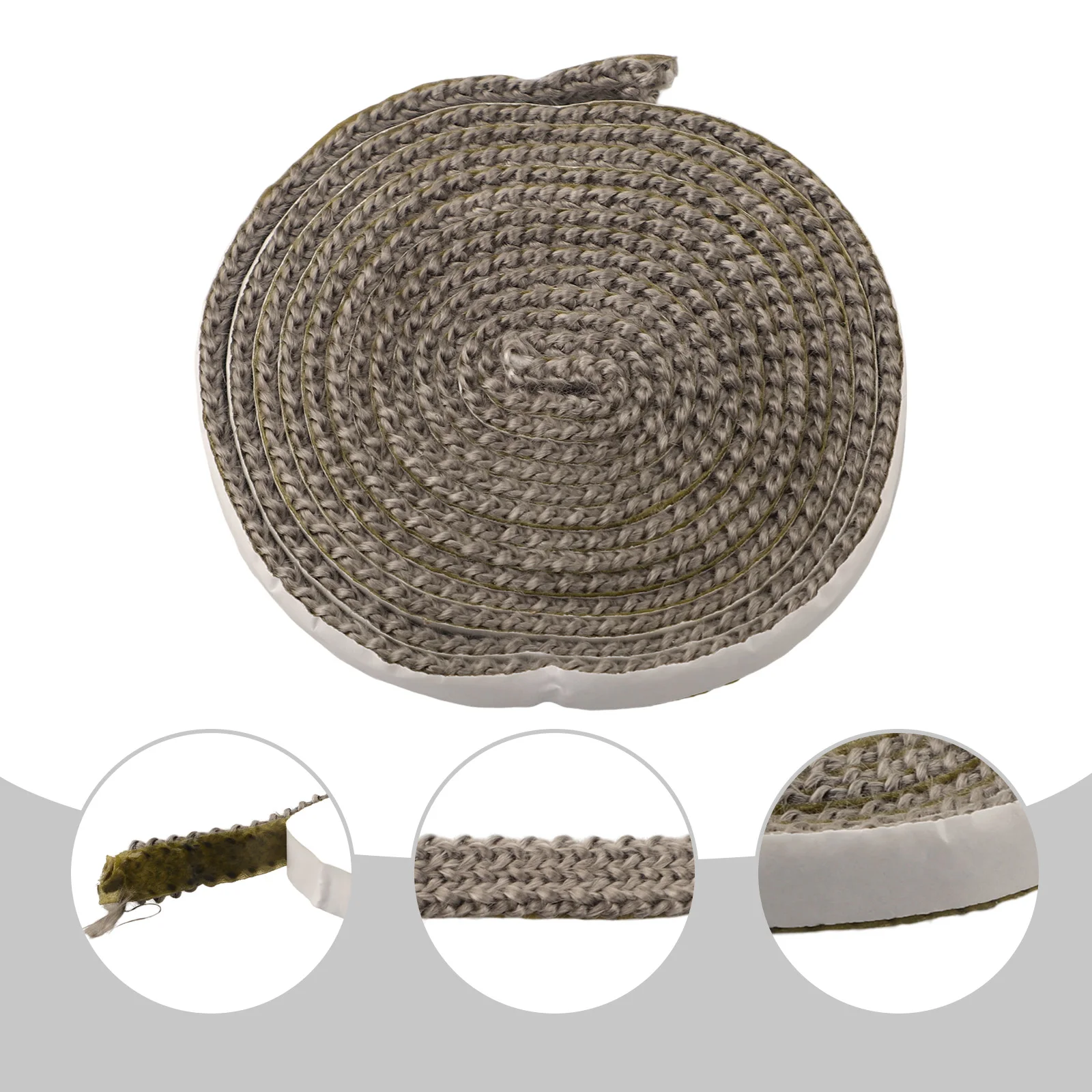 Stove Rope Fireplace Sealing Rope Home Heating Fireplace Maintenance Back Energy Efficiency Enhanced Safety  Stove