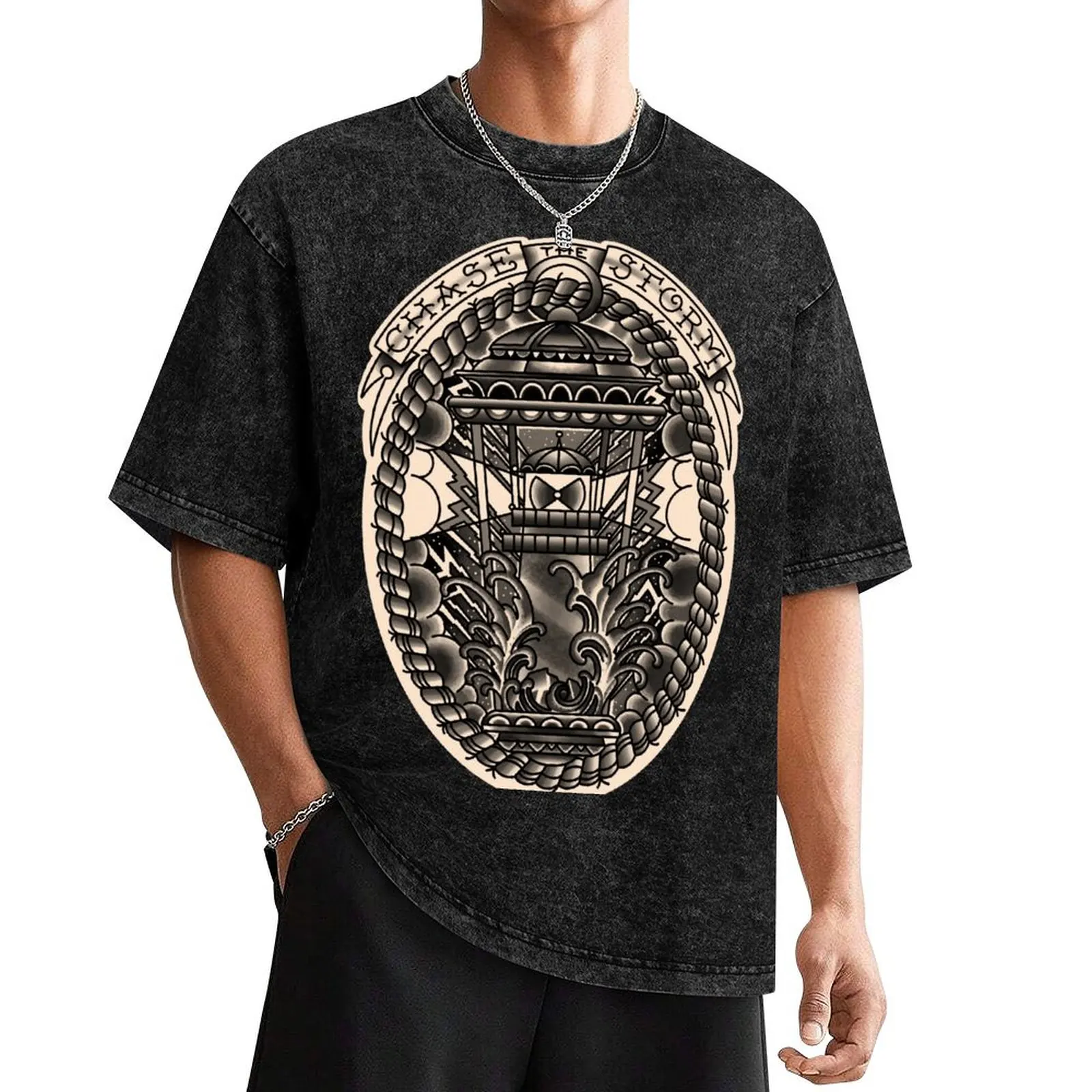 

Chase the Storm T-Shirt anime tshirt blue lock mens vintage t shirts